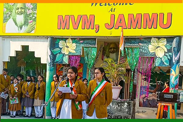 Republic Day Celebrations 2023 @ MVM Jammu.