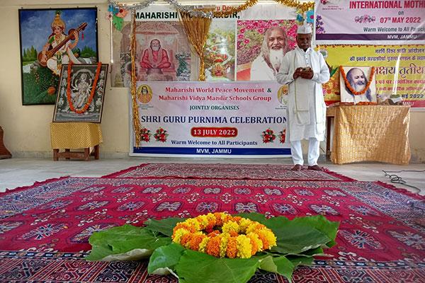 Guru Purnima Celebration at Maharshi Vidya Mandir Jammu.

